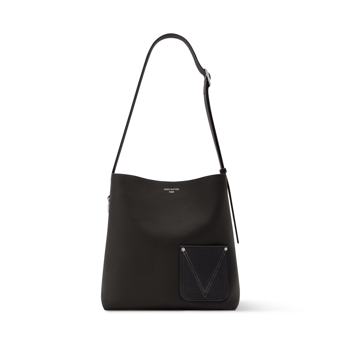 Louis Vuitton ブラック バケットバッグ. louis-vuitton--
